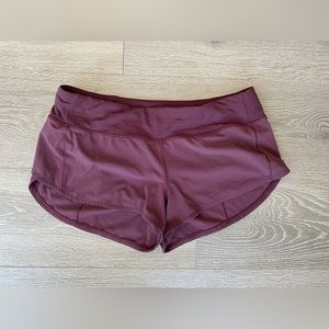 Lululemon speed up shorts 2.5” inseam